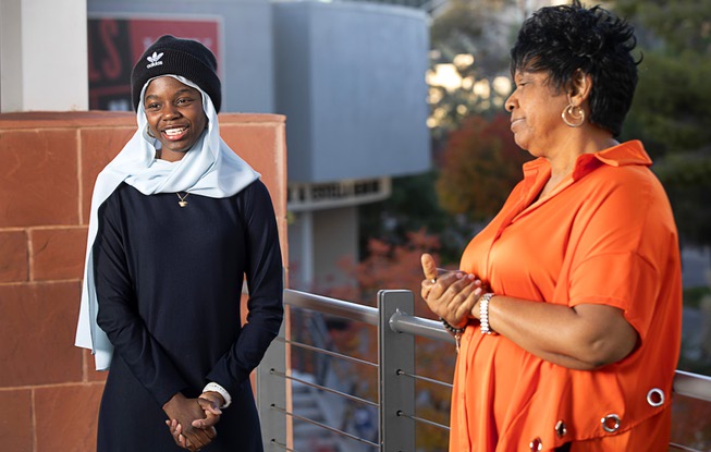 Photograph : Frias scholar Aminata Dieng - Las Vegas Sun News