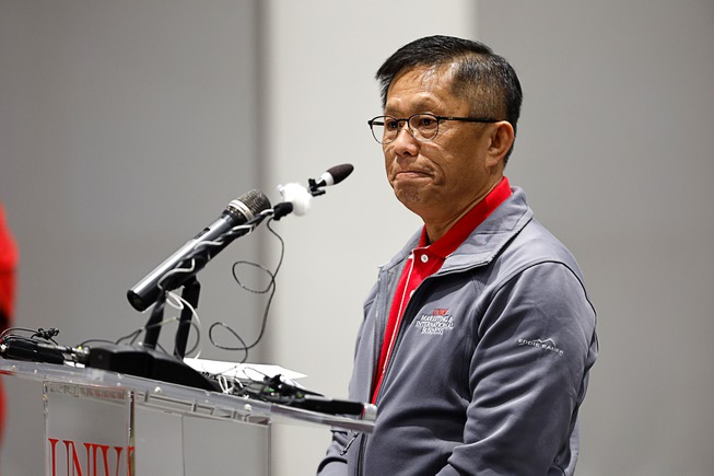 Photograph Remembering UNLV Faculty Members Killed in Shooting