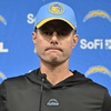 Los Angeles Chargers head coach Brandon Staley attends a post game news conference after an NFL football game, Thursday, Dec. 14, 2023, in Las Vegas.