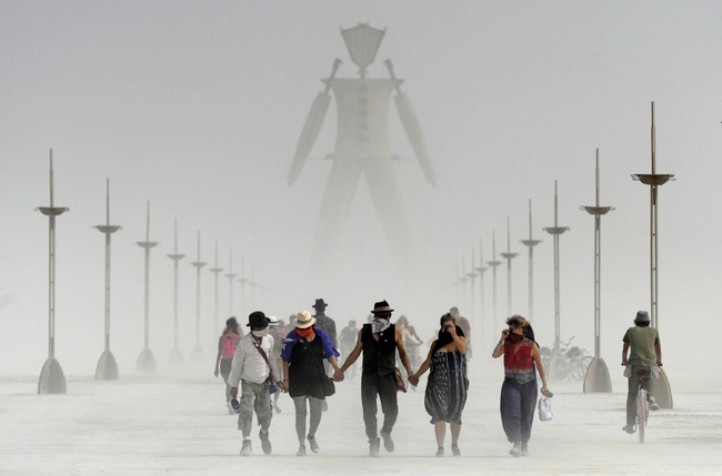 Burning man