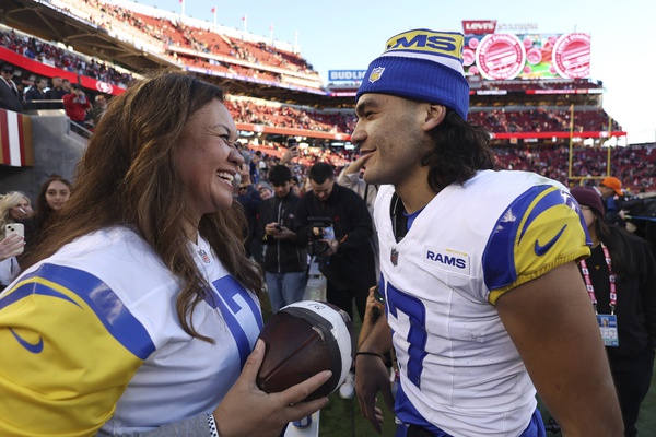 Rams WR Puka Nacua sets rookie records for yards and catches - Las Vegas Sun News