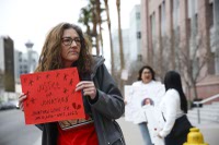A group of supporters keeping a close watch on the mob beating death of a local teenager in an alley near his school returned to the courthouse steps Thursday to call for ...