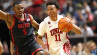 The UNLV basketball team goes as D.J. Thomas goes, and right now they’re going a little faster now that the speedy point guard is back on the court. Thomas missed the first five weeks of summer practice while rehabbing from surgery to repair torn ligaments in his left (shooting) wrist, but the sophomore standout ...