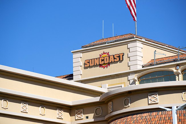 An exterior view of the Suncoast in Summerlin Tuesday, March 19, 2024. Boyd Gaming announced a multi-year renovation project for the property during a news conference Tuesday.