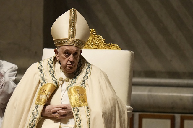 Pope Francis at Easter Vigil