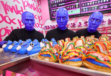 Blue Man Group and Pinkbox