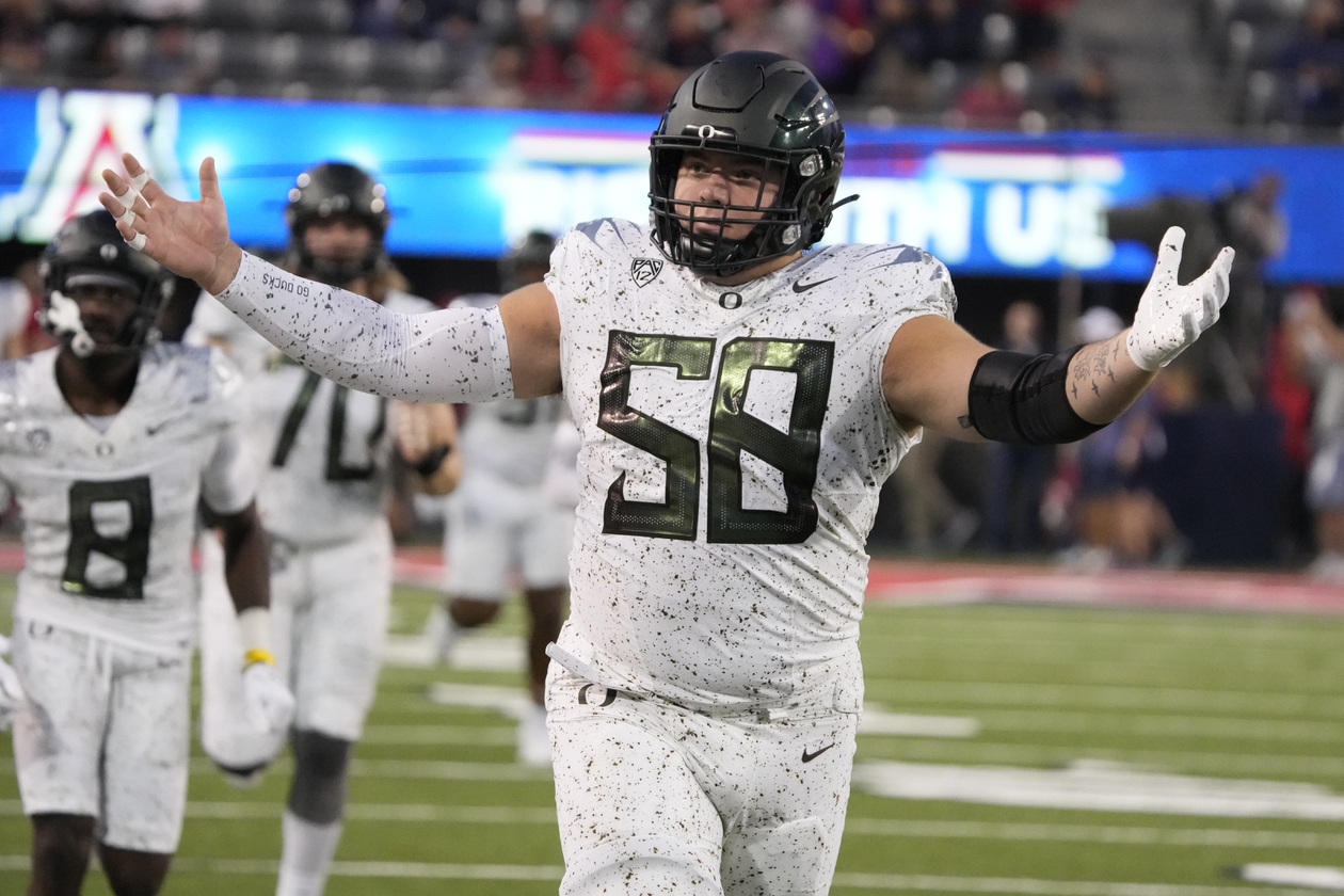 The Raiders made a practical selection with their second-round pick in Friday’s NFL Draft, choosing Oregon offensive lineman Jackson Powers-Johnson at No. 44 overall. Las Vegas entered the draft with needs along the offensive line, especially on the right side, and Powers-Johnson ...

