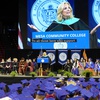 First lady Jill Biden speaks at the Mesa Community College commencement Saturday, May 11, 2024, in Tempe, Ariz. 