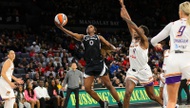 With point guard Chelsea Gray out for the start of the season with an injury, Las Vegas Aces coach Becky Hammon knew she would be leaning on her other guards. Kelsey Plum was expected to be a dependable force along the perimeter. But the Aces needed their 2019 No. 1 overall pick, Jackie Young, to step up. And she ...