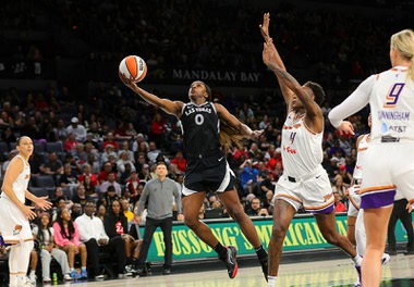 With point guard Chelsea Gray out for the start of the season with an injury, Las Vegas Aces coach Becky Hammon knew she would be leaning on her other guards. Kelsey Plum was expected to be a dependable force along the perimeter. But the Aces needed their 2019 No. 1 overall pick, Jackie Young, to step up. And she ...