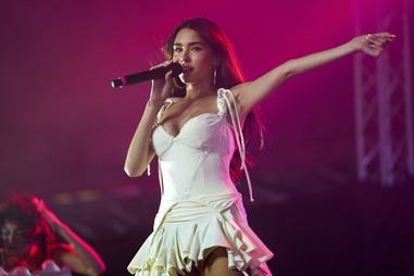 Madison Beer, shown in this 2022 photo at the Reading Music Festival in England, brought her “Spinnin’  ” tour to the House of Blues on Wednesday, June 5, 2024.