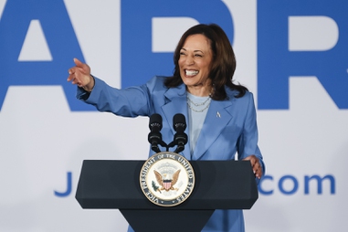 Vice President Kamala Harris speaks during a campaign event in Las Vegas Friday, Jun 28, 2024.
