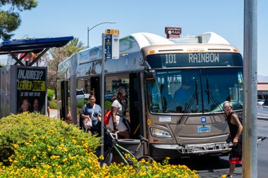 Southern Nevada’s transit agency is warning of deep service cuts that could end bus programs for veterans and seniors, and sharply reduce paratransit rides — part of a looming fiscal crisis that may wipe out nearly 40% of bus routes ...

