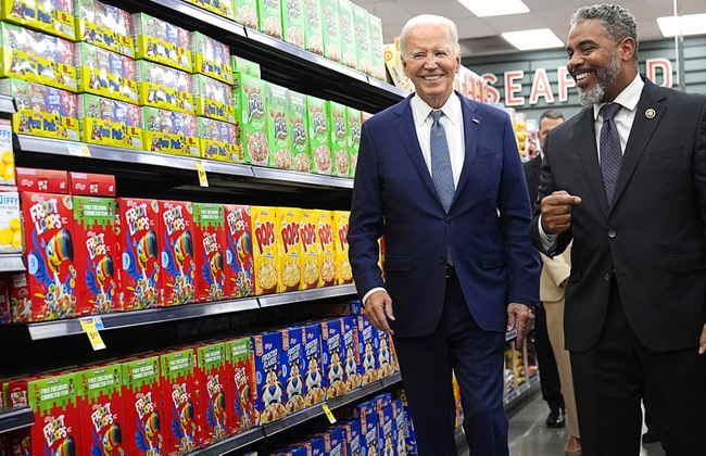 Biden Visits Mario's Westside Market