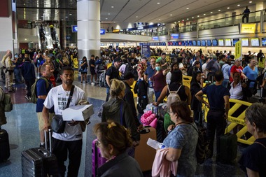 Arriving and departing flights at Harry Reid International Airport have been affected by a global Microsoft outage that’s also disrupting banks and media outlets across ...