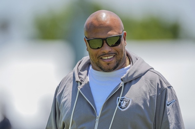 The Raiders’ coach said “it’s all peaches and cream” when it comes to heading his first training camp 28 miles from his hometown of Paramount, Calif. ...