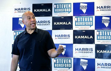 U.S. Sen. Cory Booker, D-N.J., said the most important part he can play in campaigning for Democrats in Nevada and across the country is “connecting with the foot soldiers for justice.” At the ...