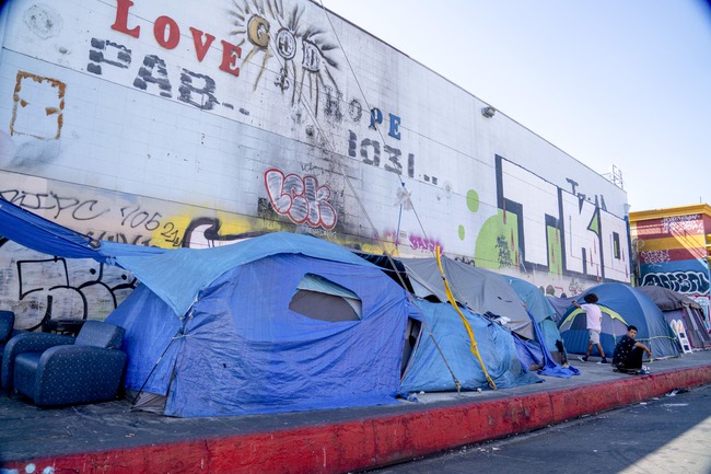 los angeles homeless