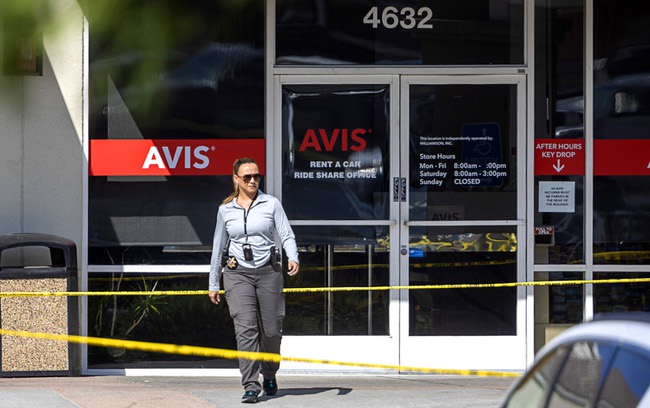 Fatal Shooting Behind Avis Car Rental