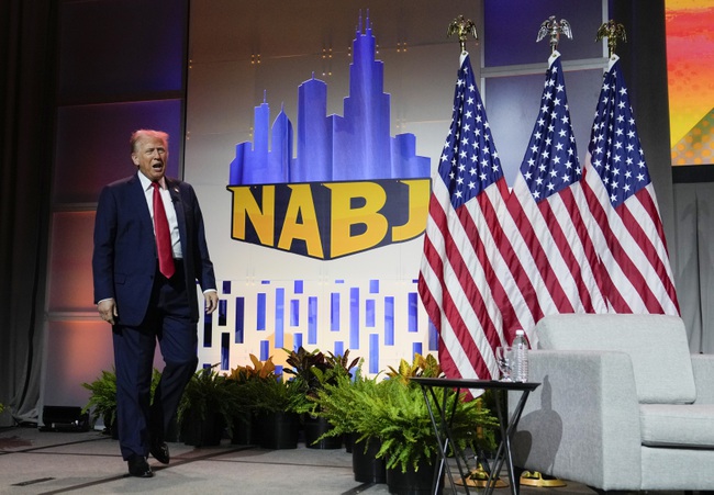 Trump at NABJ 