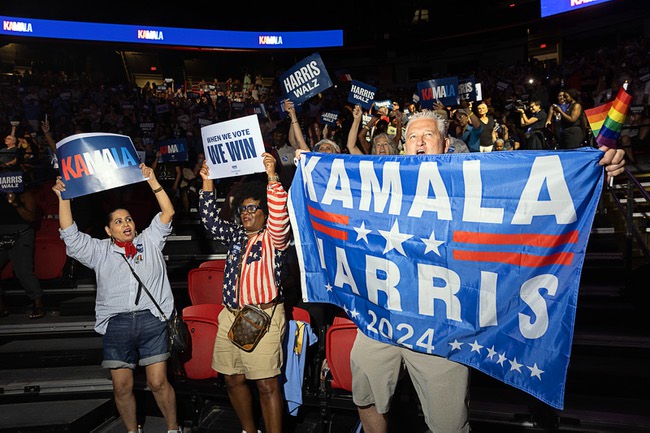 Harris-Walz Rally at Thomas & Mack