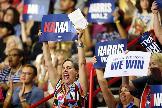 Harris-Walz Rally at Thomas & Mack