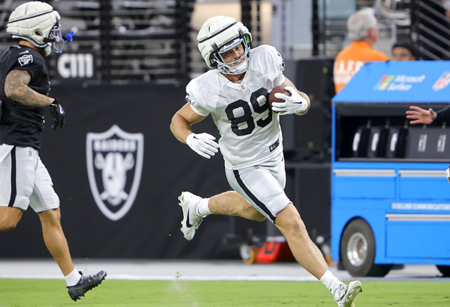 Raiders Practice At Allegiant