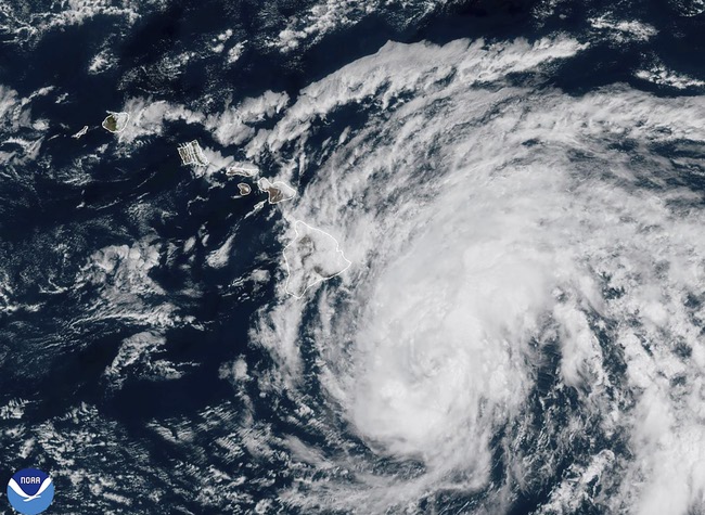 Hawaii and Tropical Storm Hone