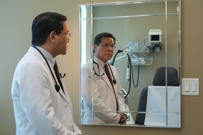 Dr. Doug Chin, who has helped provide medical assistance to people in Afghanistan via video calls, and helped Afghan families with their day-to-day living expenses, stands for a portrait at his practice in Oakland, Calif., on Tuesday, July 30, 2024. 

