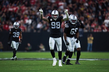 Maxx Crosby might have spent more time standing on the sideline watching his fellow starting defensive teammates on the Raiders in training camp than he will all season, and certainly more than he would have ...