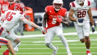 Before the season began, UNLV newcomer Greg Burrell aimed his sights on the program record for rushing touchdowns by a freshman — a mark that was set just a year ago, when Jai’Den Thomas found pay dirt 12 times ...