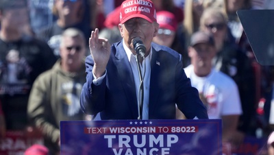 Trump appeals to voters in Wisconsin GOP stronghold ahead of debate with Harris