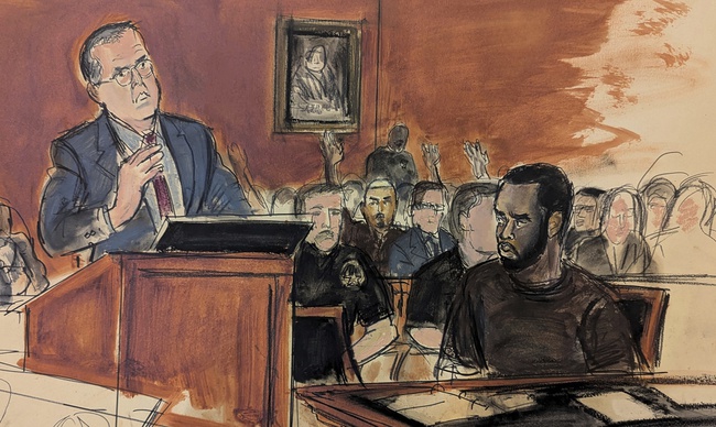 Diddy in court