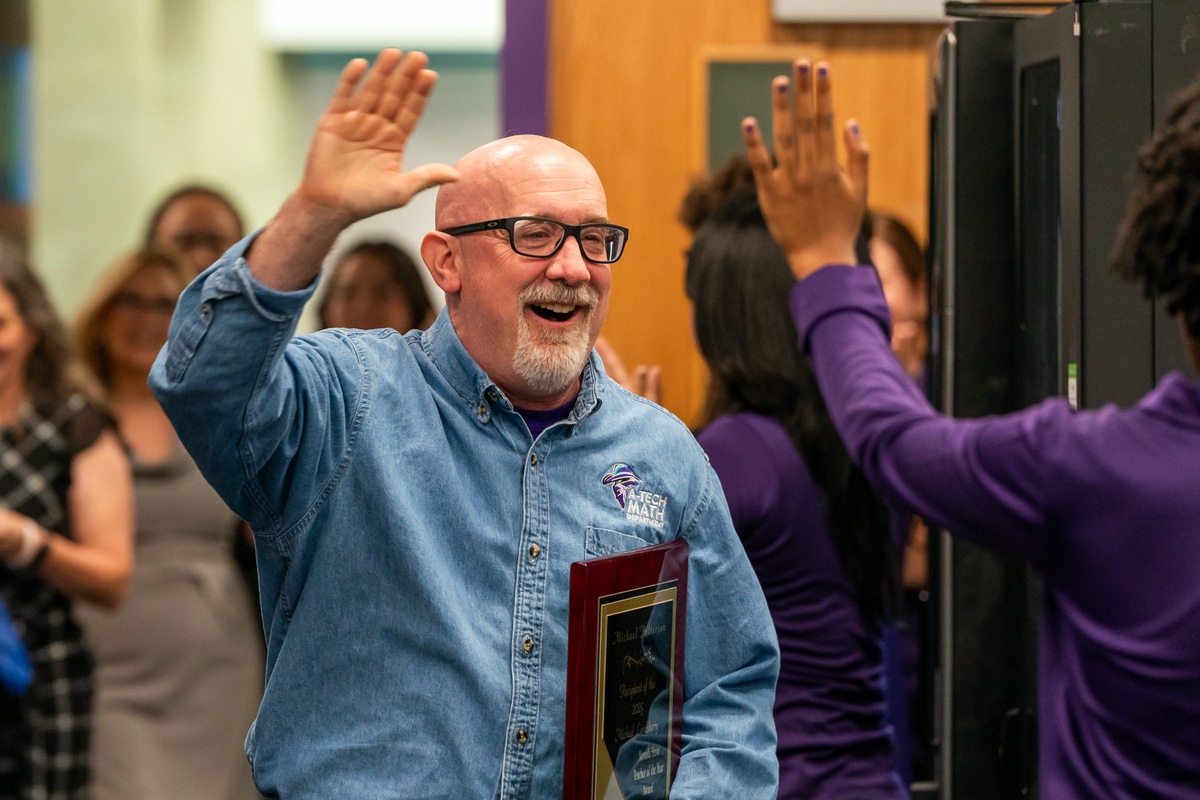 ATech teacher with knack for inspiring his students named top Nevada educator Las Vegas Sun News