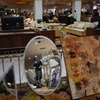 People look at items for sale at the shuttered Tropicana hotel-casino Saturday, May 25, 2024, in Las Vegas. 

