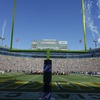 A general overall interior view of Lambeau Field during an NFL football game against the Minnesota Vikings Sunday, Sept. 29, 2024, in Green Bay, Wis.