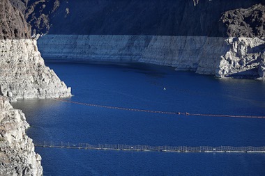 With the Colorado River’s giant reservoirs declining toward critically low levels, negotiators for California, Arizona and Nevada announced Friday that they have agreed on a water-saving plan for the next two years.

