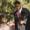 Photo: UNLV President Keith Whitfield takes a seat after 