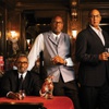 From left, 3-Point Tequila owners Larry Anderson, Eldridge Hudson and Eric Booker at Piero’s Italian Cuisine.