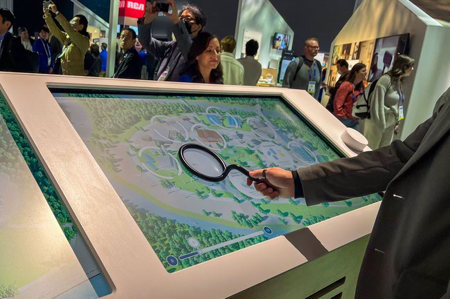 Panasonic booth at CES in Las Vegas, Nevada on Tuesday, January 7, 2025.