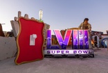 Super Bowl Sign Lighting