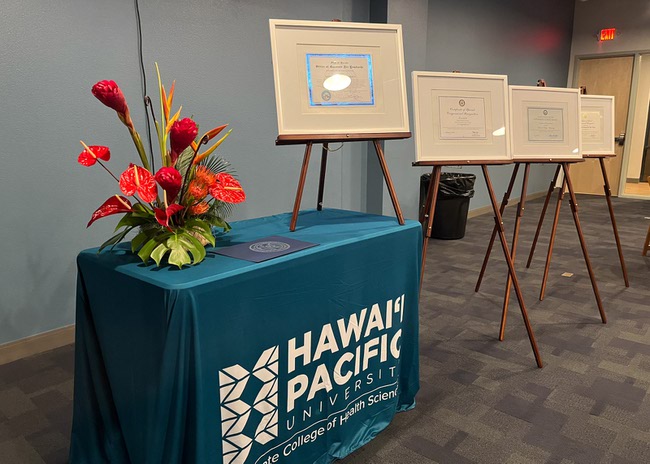 Proclamations from Gov. Joe Lombardo and Rep. Susie Lee were sent to Hawai'i Pacific University to commemorate the opening of their newest campus in southwest Las Vegas. The expansion marks the first time a Hawaii-based university has established a campus beyond the Hawaiian islands in Las Vegas, Nevada on Tuesday, February 18, 2025.