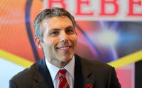 Every morning, I pinch myself. When I was first able to put on a polo with that iconic UNLV logo, the hair on the back of my neck stood up. I’m the head coach of the UNLV Runnin’ Rebels. This is my dream job ...
