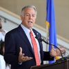 Photo: Nevada Gov. Joe Lombardo responds to a question on