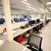 Photo: A nurses station is shown during the grand opening