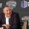 Photo: UNLV head football coach Dan Mullen responds to a 