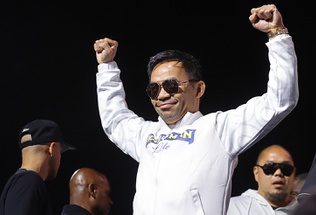 Pacquiao and Barrios Make Weight for Title Fight