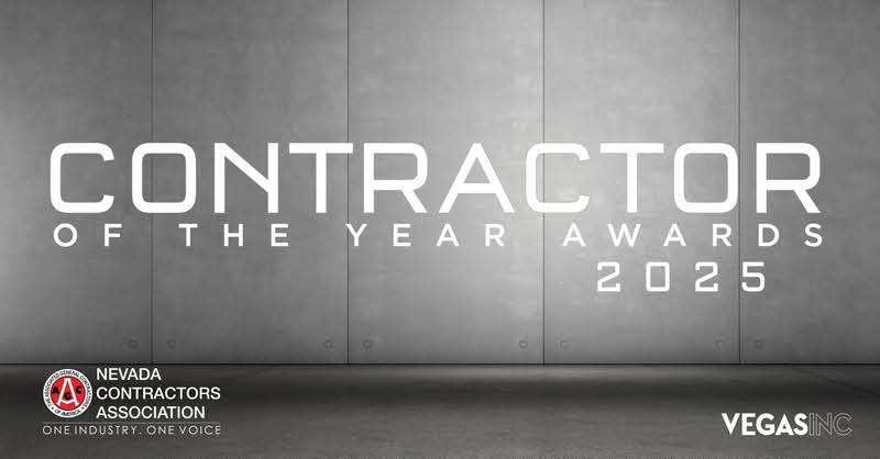 In partnership with Vegas Inc, the Nevada Contractors Association's Contractor of the Year Awards annually honors Southern Nevada’s best general contractors, subcontractors, suppliers and industry professionals.