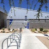 Photo: An exterior view of the Clark County School Distri