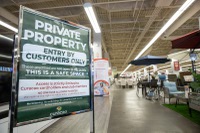 For those who do feel comfortable going out, Curacao’s Las Vegas location now has a sign near the front door clarifying that the store is private property only accessible to …